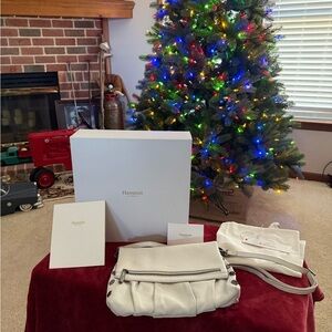 Hammit Medium Fold Vip White soft Leather preowned